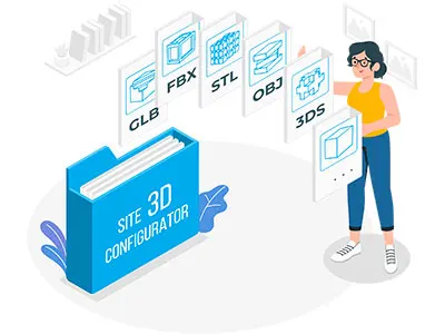 Support for popular 3D-model formats